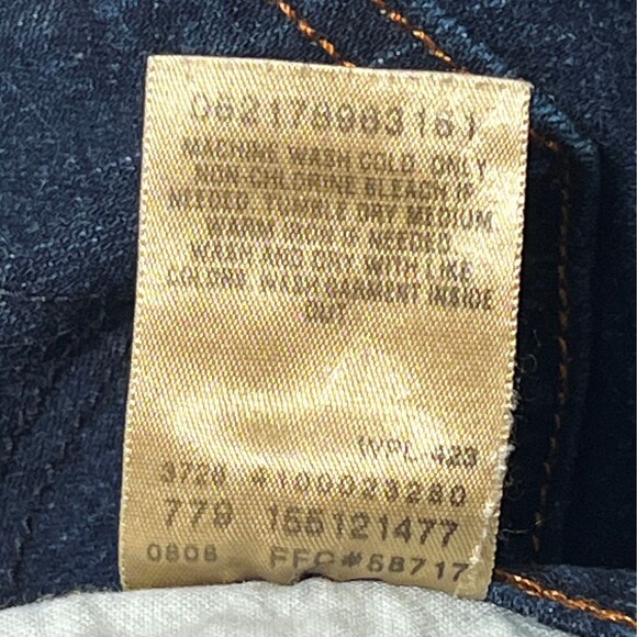 Levis 512 Perfectly Sliming Boot Cut Size 6 Short - Picture 5 of 10